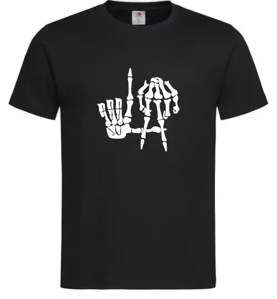 Чоловіча футболка LA Bones Чорний фото