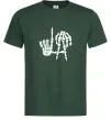 Чоловіча футболка LA Bones Темно-зелений Чоловіча футболка LA Bones Темно-зелений фото