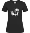 Женская футболка LA Bones Черный фото
