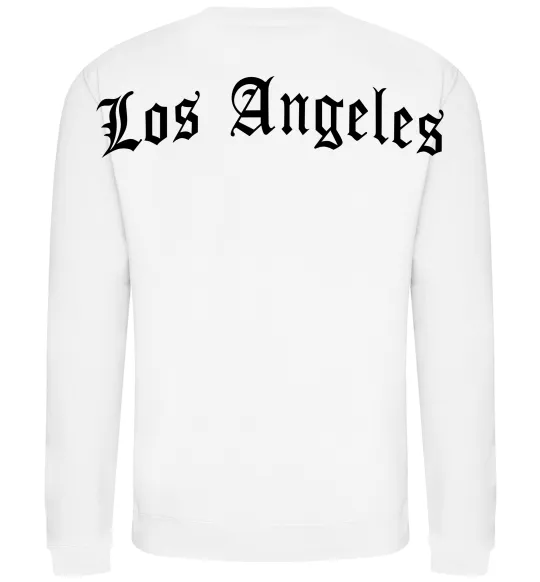 Свитшот Los Angeles спина Белый фото