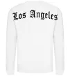Свитшот Los Angeles спина Белый фото