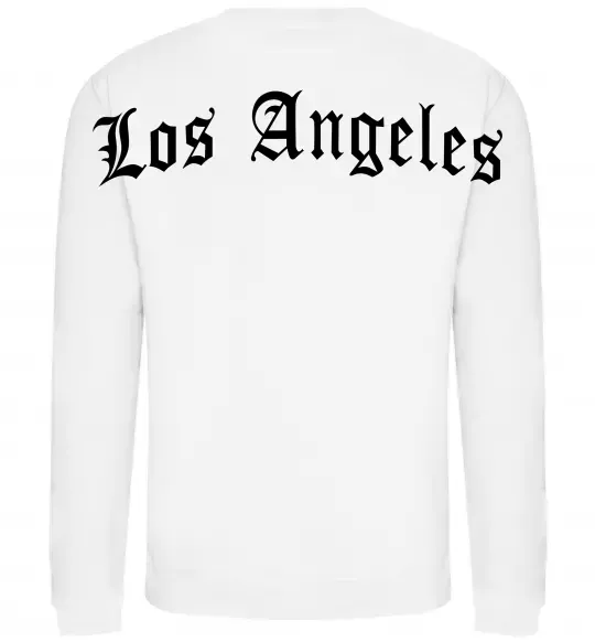 Світшот Los Angeles спина Білий фото