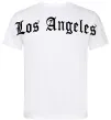Чоловіча футболка Los Angeles спина Білий фото