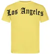 Чоловіча футболка Los Angeles спина Лимонний фото