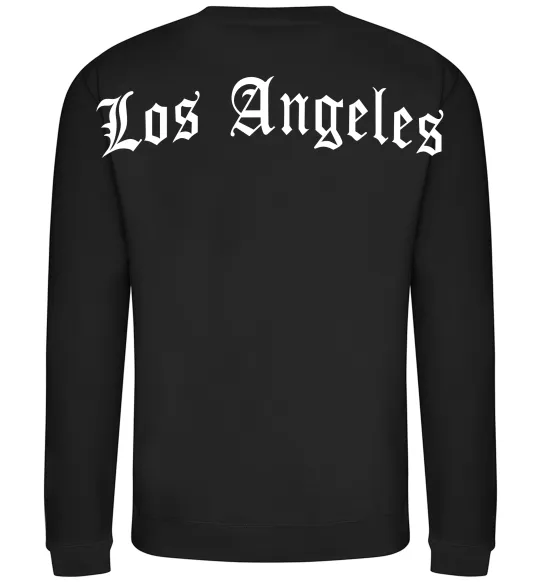Свитшот Los Angeles спина Черный фото