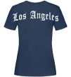 Жіноча футболка Los Angeles спина Темно-синій фото