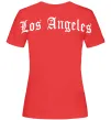 Жіноча футболка Los Angeles спина Червоний фото