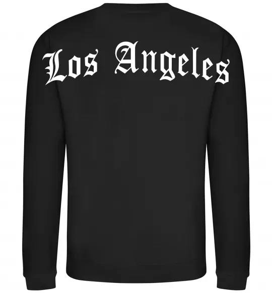 Світшот Los Angeles спина Чорний фото