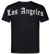 Чоловіча футболка Los Angeles спина Чорний фото