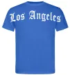 Чоловіча футболка Los Angeles спина Яскраво-синій фото