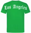 Чоловіча футболка Los Angeles спина Зелений фото