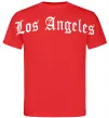 Чоловіча футболка Los Angeles спина Червоний фото