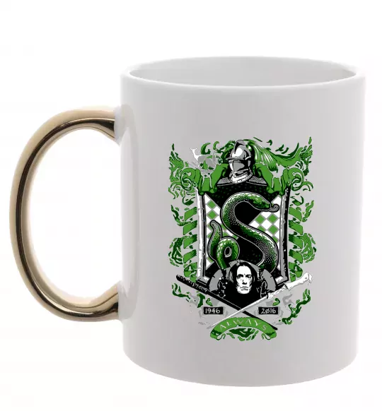 Чашка з кольоровою ручкою Snape Always Золото фото