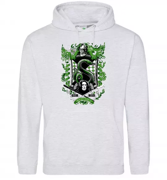 Мужская толстовка (худи) Snape Always Серый меланж фото