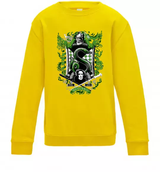 Детский Свитшот Snape Always Солнечно желтый фото