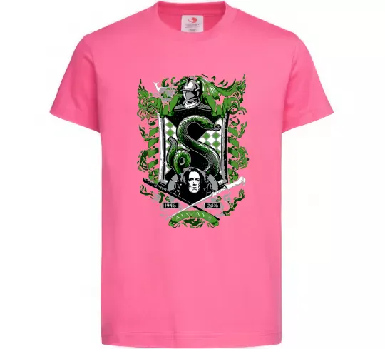Детская футболка Snape Always Ярко-розовый фото