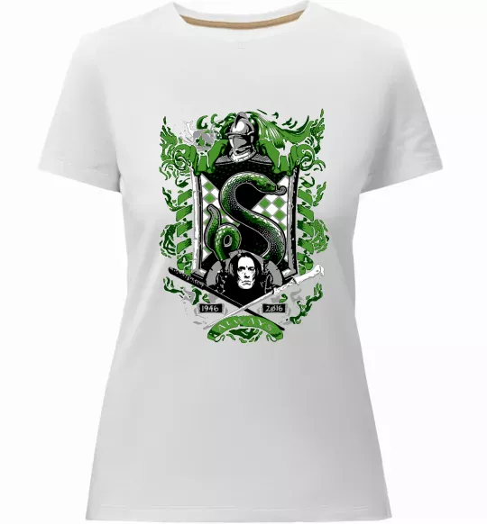 Жіноча преміум футболка Snape Always Білий фото