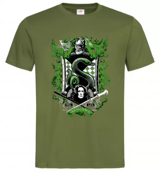 Мужская футболка Snape Always Оливковый фото