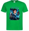 Чоловіча футболка Гарі Поттер та філософський камінь Зелений фото