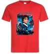 Чоловіча футболка Гарі Поттер та філософський камінь Червоний фото
