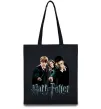 Эко-сумка Гарі Герміона та Рон Черный Эко-сумка Гарі Герміона та Рон Черный фото