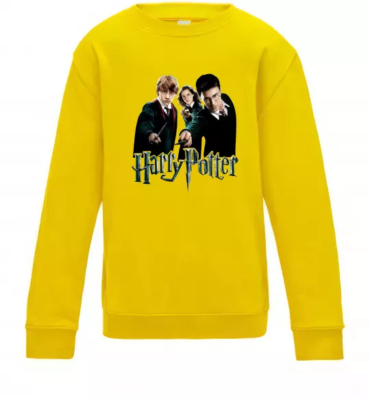 Дитячий світшот Гарі Герміона та Рон Сонячно жовтий фото
