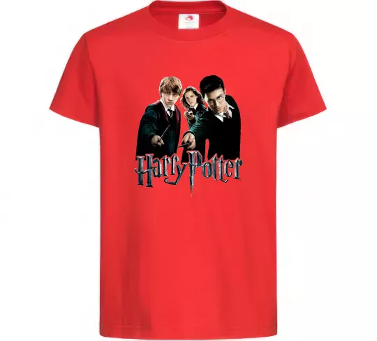 Детская футболка Гарі Герміона та Рон Красный фото