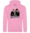 Жіноча толстовка (худі) Гарі Герміона та Рон Рожевий фото