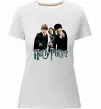 Жіноча преміум футболка Гарі Герміона та Рон Білий фото