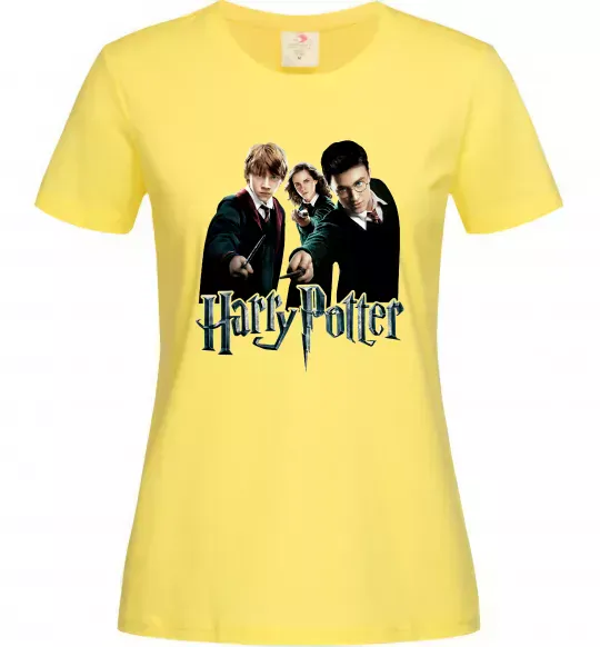 Женская футболка Гарі Герміона та Рон Лимонный фото