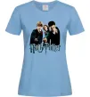 Женская футболка Гарі Герміона та Рон Голубой фото