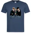 Мужская футболка Гарі Герміона та Рон Темно-синий Мужская футболка Гарі Герміона та Рон Темно-синий фото