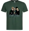 Мужская футболка Гарі Герміона та Рон Темно-зеленый Мужская футболка Гарі Герміона та Рон Темно-зеленый фото