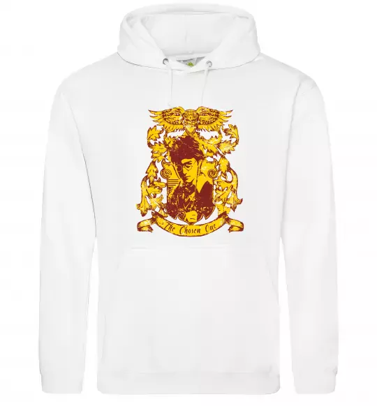 Женская толстовка (худи) The chosen one Potter Белый фото