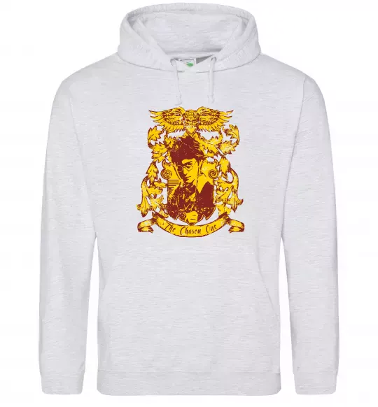 Женская толстовка (худи) The chosen one Potter Серый меланж фото