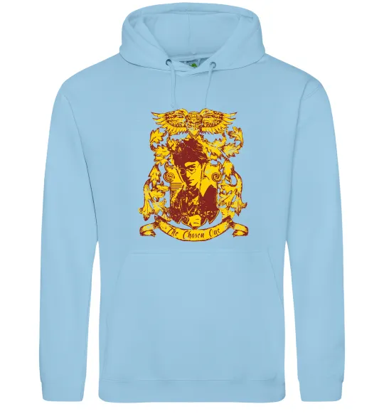 Женская толстовка (худи) The chosen one Potter Голубой фото