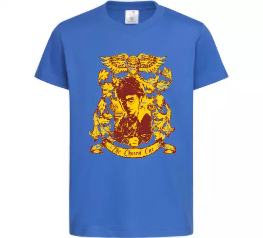 Дитяча футболка The chosen one Potter Яскраво-синій фото