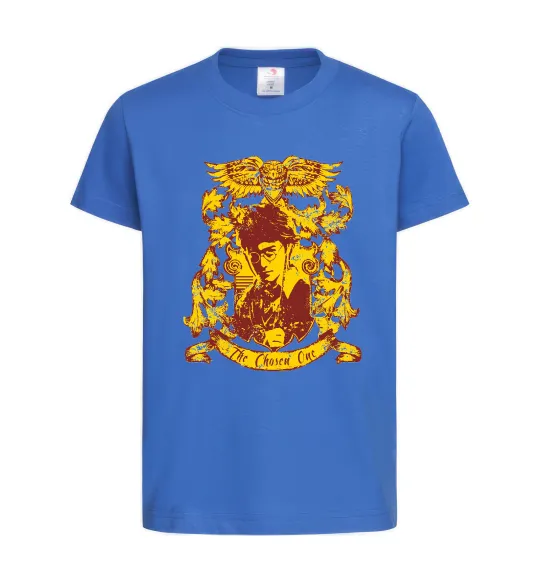 Дитяча футболка The chosen one Potter Яскраво-синій фото