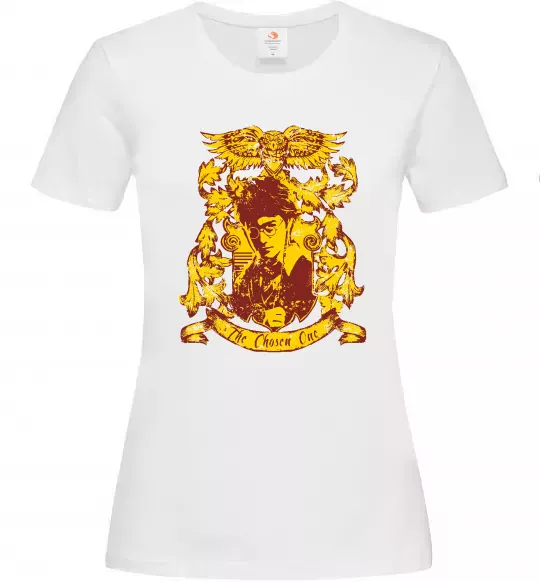 Жіноча футболка The chosen one Potter Білий фото