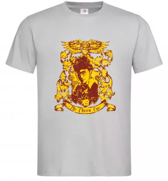 Мужская футболка The chosen one Potter Серый фото