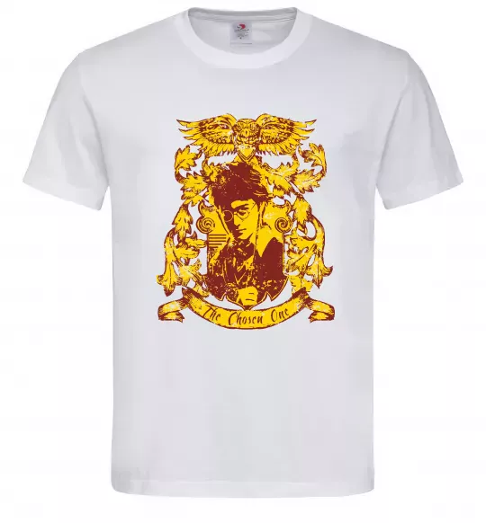 Мужская футболка The chosen one Potter Белый фото