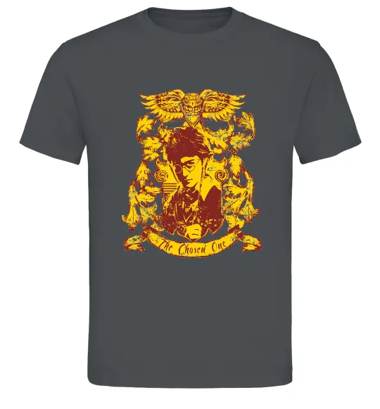 Мужская футболка The chosen one Potter Графит фото