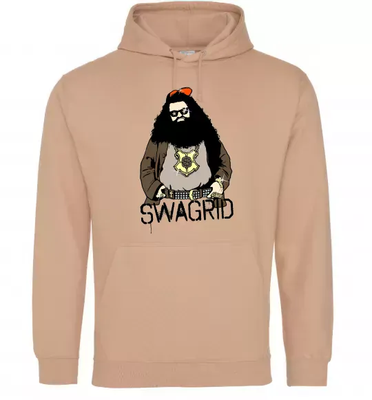 Мужская толстовка (худи) Swagrid Песочный фото