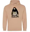 Мужская толстовка (худи) Swagrid Песочный фото