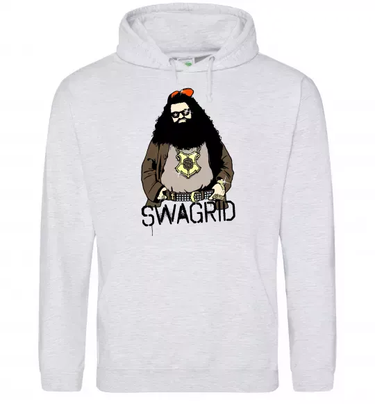 Жіноча толстовка (худі) Swagrid Сірий меланж фото