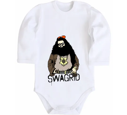 Дитячий бодік Swagrid Білий фото
