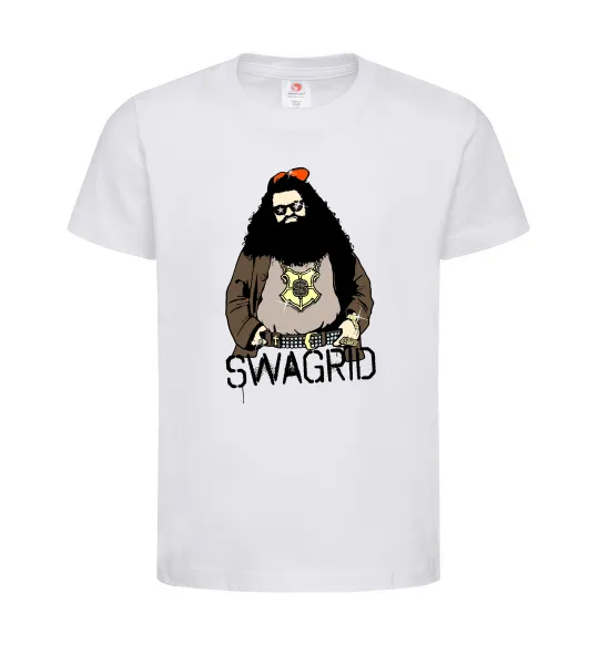 Дитяча футболка Swagrid Білий фото