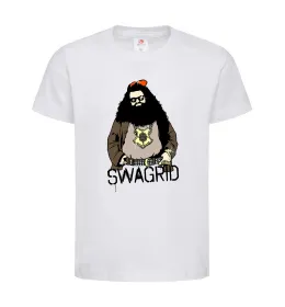 Детская футболка Swagrid Белый фото