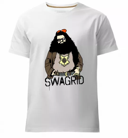 Мужская премиум футболка Swagrid Белый фото