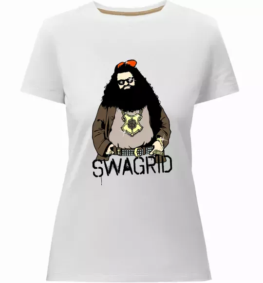 Жіноча преміум футболка Swagrid Білий фото